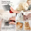 Pet Serrated Dematting Comb for Long Haired Cats or Dogs