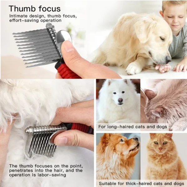 Secfc90e7558840a58f6491482ebc5bf7t.jpg_640x640Q90.jpg_ Pet Serrated Dematting Comb for Long Haired Cats or Dogs