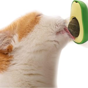 Avocado Cat Toy Snack Ball for Cat with Catnip