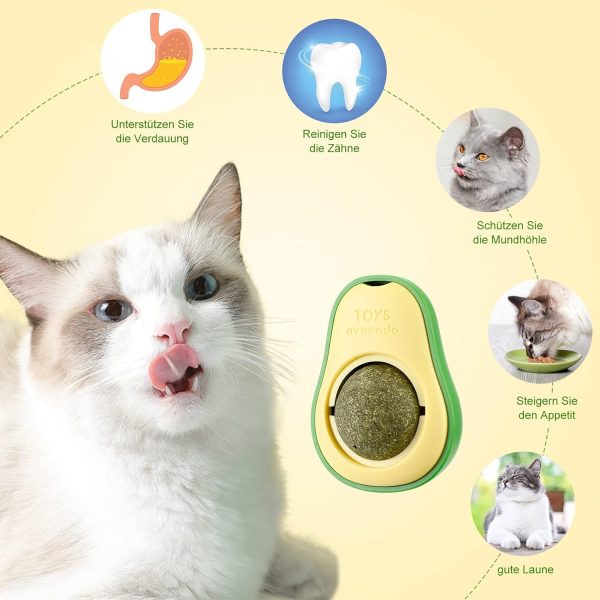 71NxvjhrTsL._AC_SL1500_ Avocado Cat Toy Snack Ball for Cat with Catnip