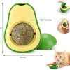 Avocado Cat Toy Snack Ball for Cat with Catnip