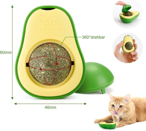 71k6JsmfI7L._AC_SL1500_ Avocado Cat Toy Snack Ball for Cat with Catnip