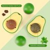 Avocado Cat Toy Snack Ball for Cat with Catnip
