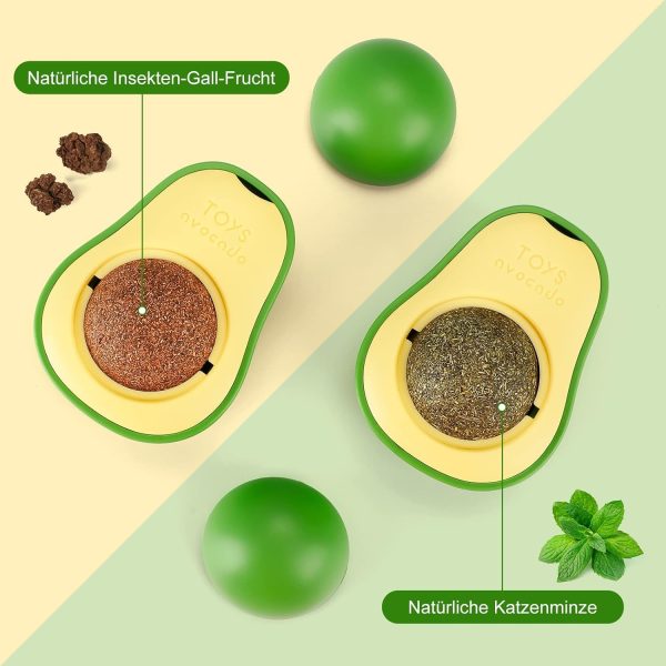 71sTkwflsEL._AC_SL1500_ Avocado Cat Toy Snack Ball for Cat with Catnip