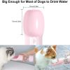 Outdoor Travel Portable Pet Water Bottle with Food Container