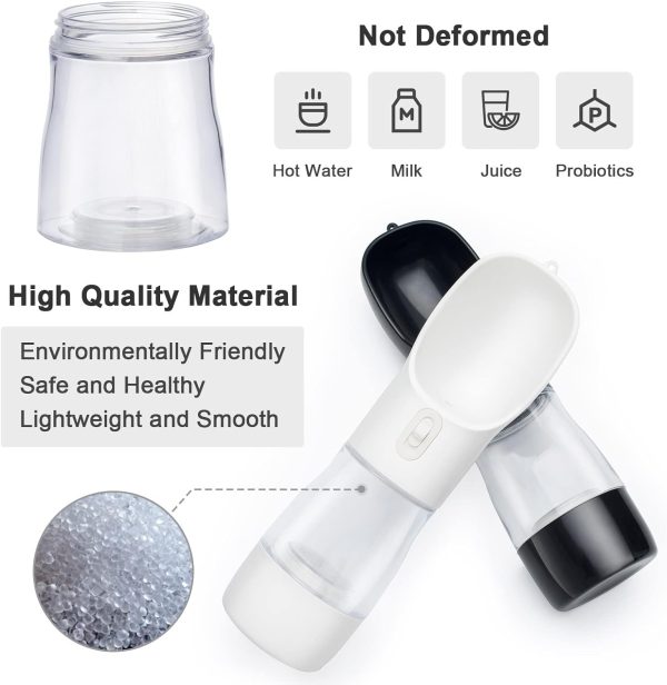 Outdoor Travel Portable Pet Water Bottle with Food Container