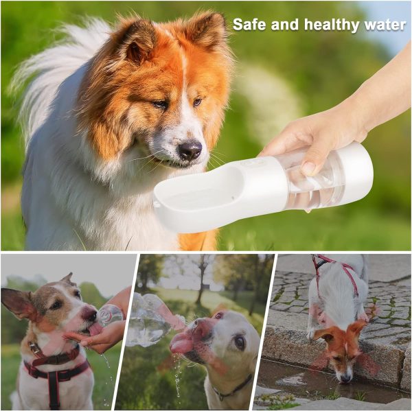 Outdoor Travel Portable Pet Water Bottle with Food Container